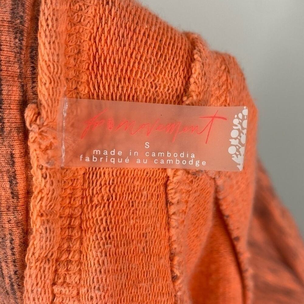 Free People FP Movement Hybrid Leggings Papaya Punch Pink Orange NWT Small - Picture 6 of 8